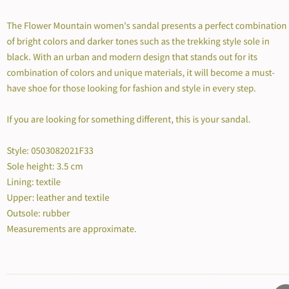 Flower Mountain Hiking Sandals - Picture 8 of 8